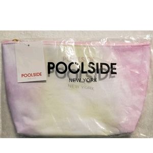 Poolside New York Zip Close WET DRY Pouch With Wristlet NWT Vacation Need